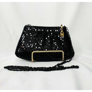 Vintage Chain Mail Y and S Original Brand Handbag Clutch Evening Bag